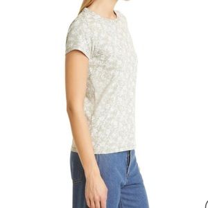 rag & bone All Over Mint Julie Tee in Jade